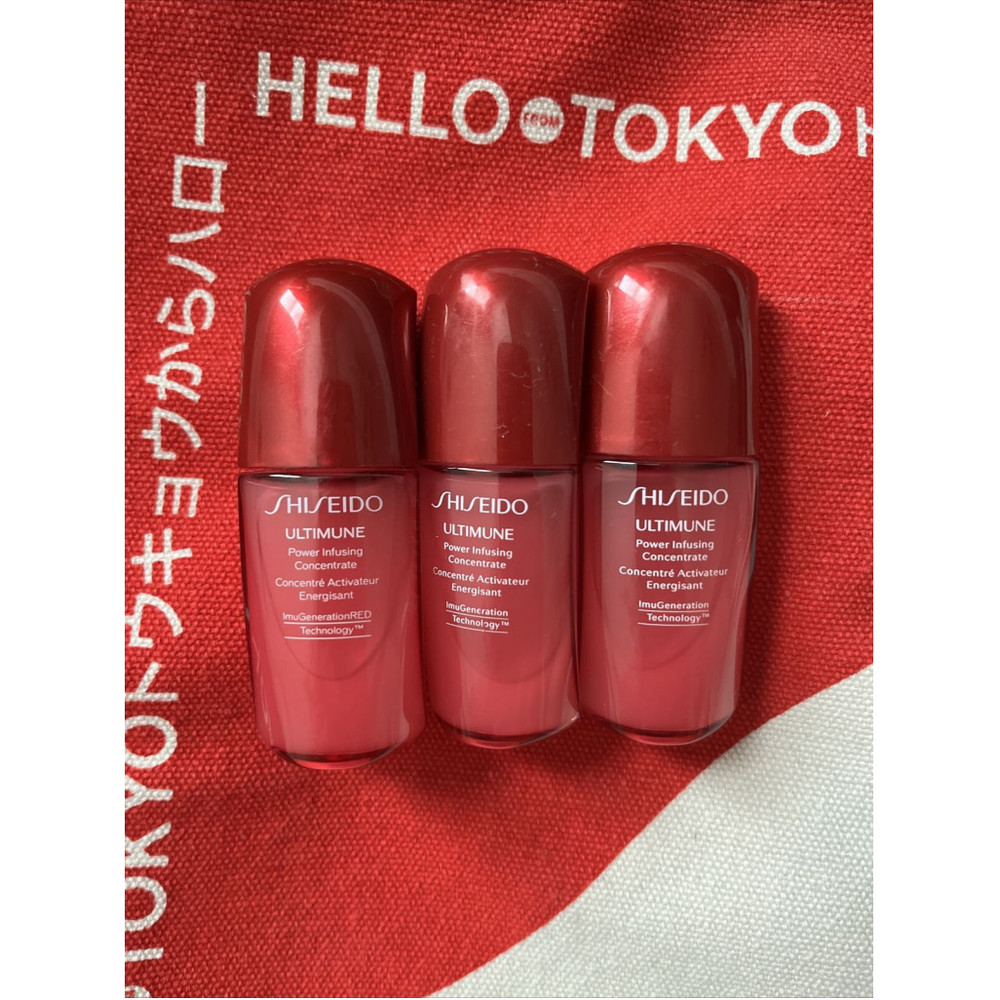 Brand New! Shiseido Ultimune Power Infusing Concentrate - 1.0oz Total Set Of 3